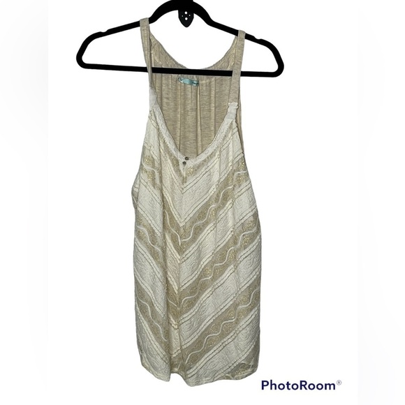 Maurices Gold Glitter Tank Top Sz XL - Picture 1 of 6